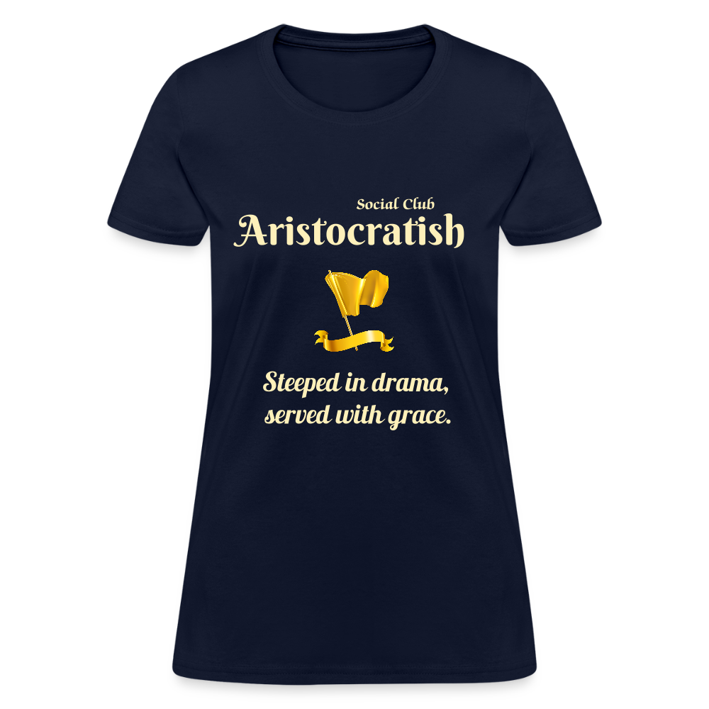 Aristocratish Social Club: Too Classy to Coffee - navy